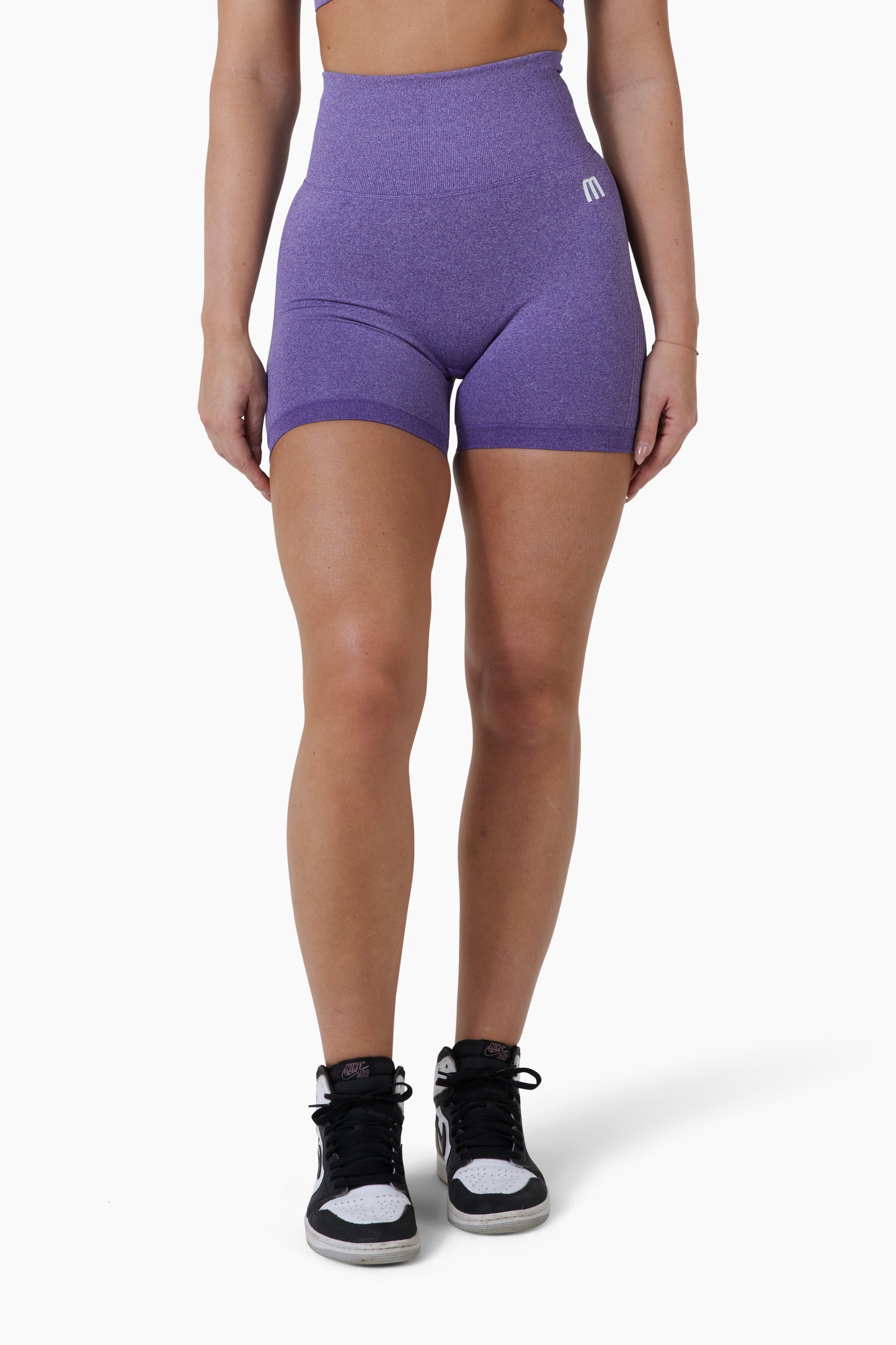 Short Scrunch Purple