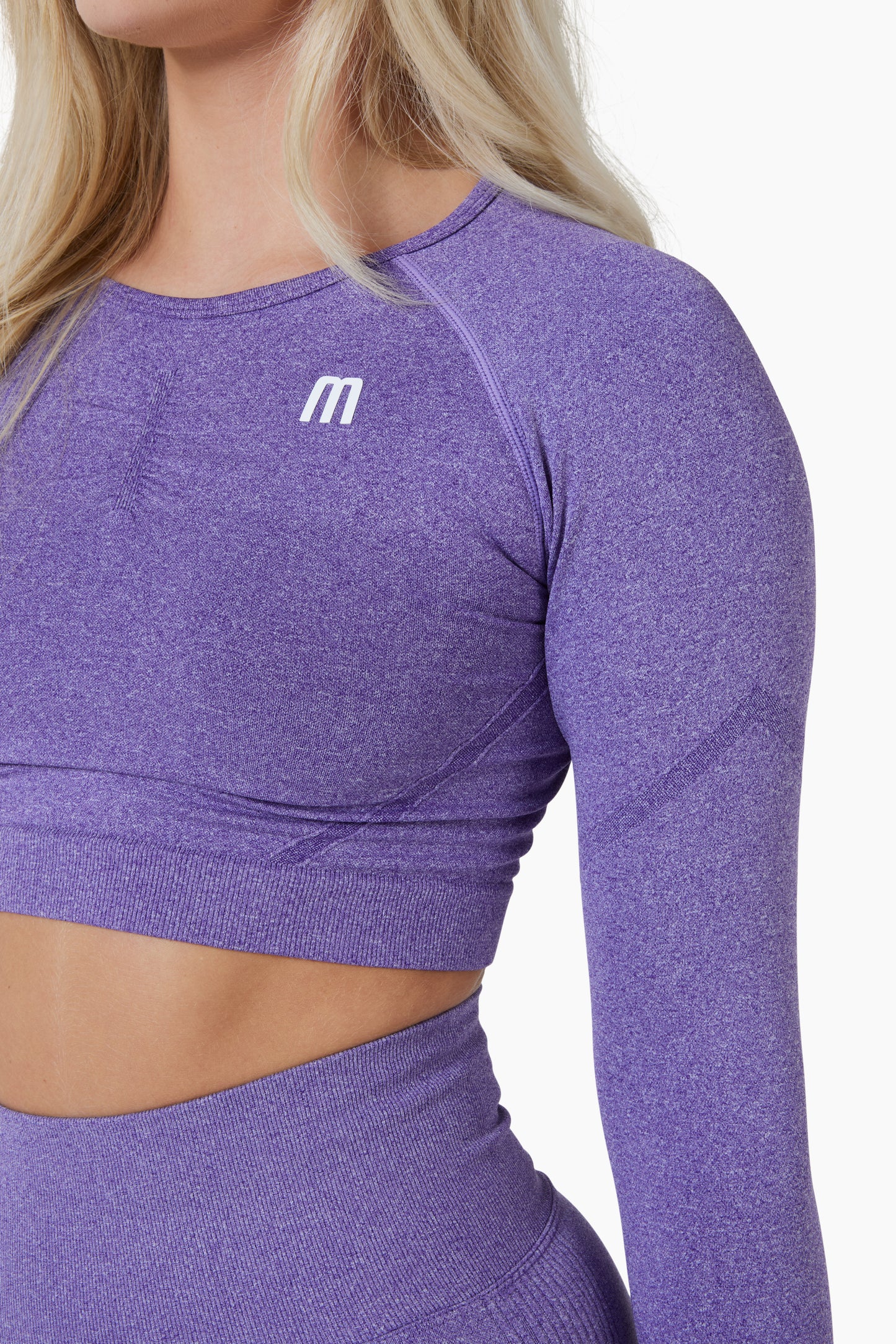 Long sleeve seamless Purple