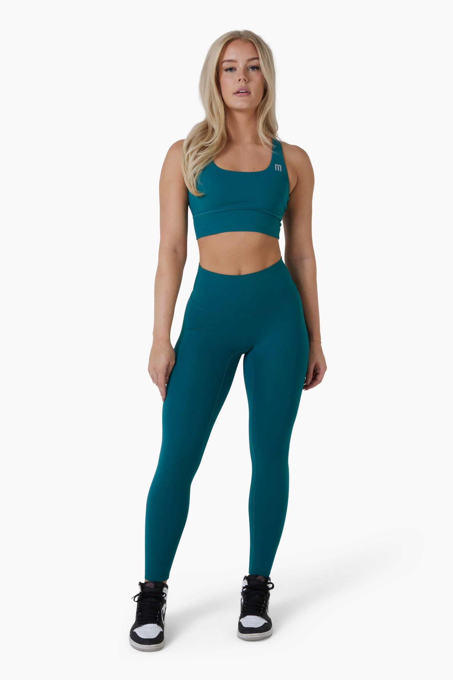 Legging seamless Lake Green reflective