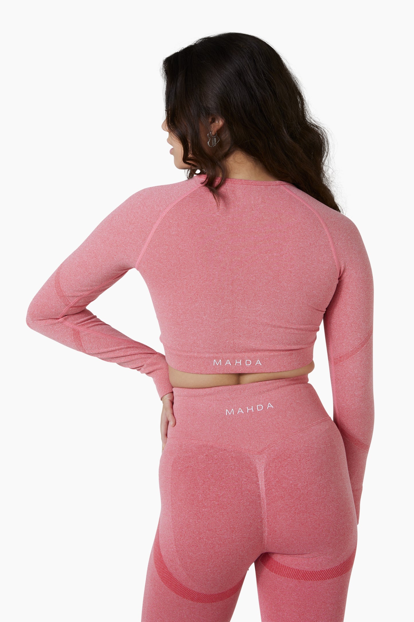 Long Sleeve Seamless Pink