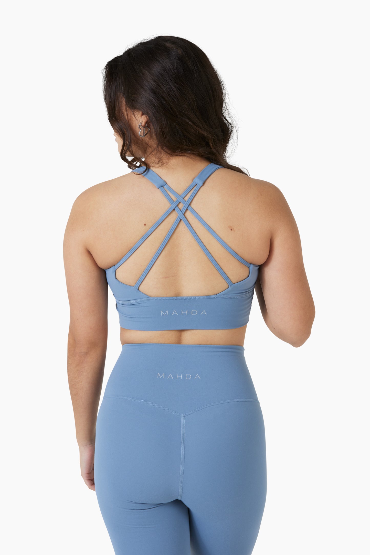 Sport Bra Fog Blue Reflector