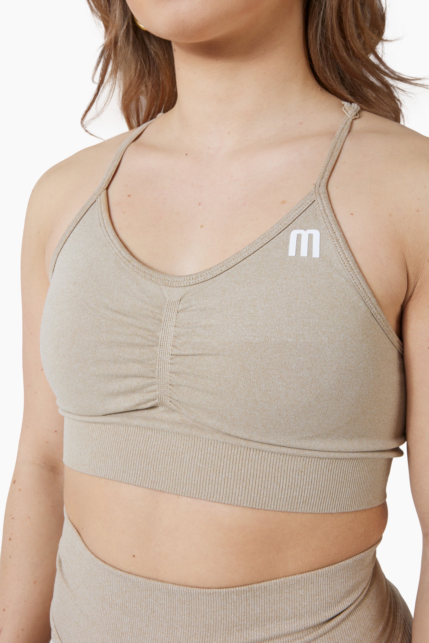 Seamless Sport Bra Khaki