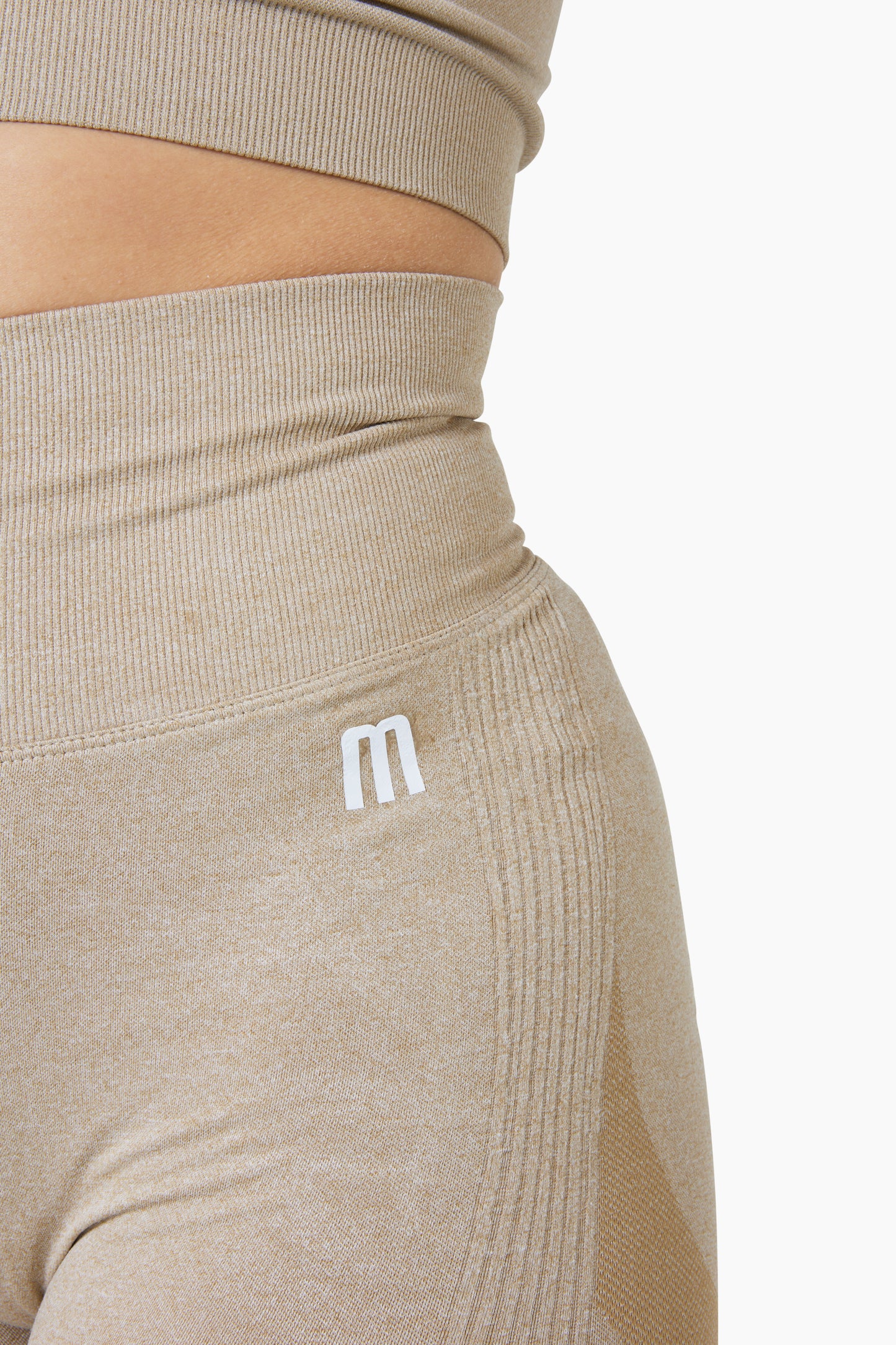 Short Khaki Scrunch