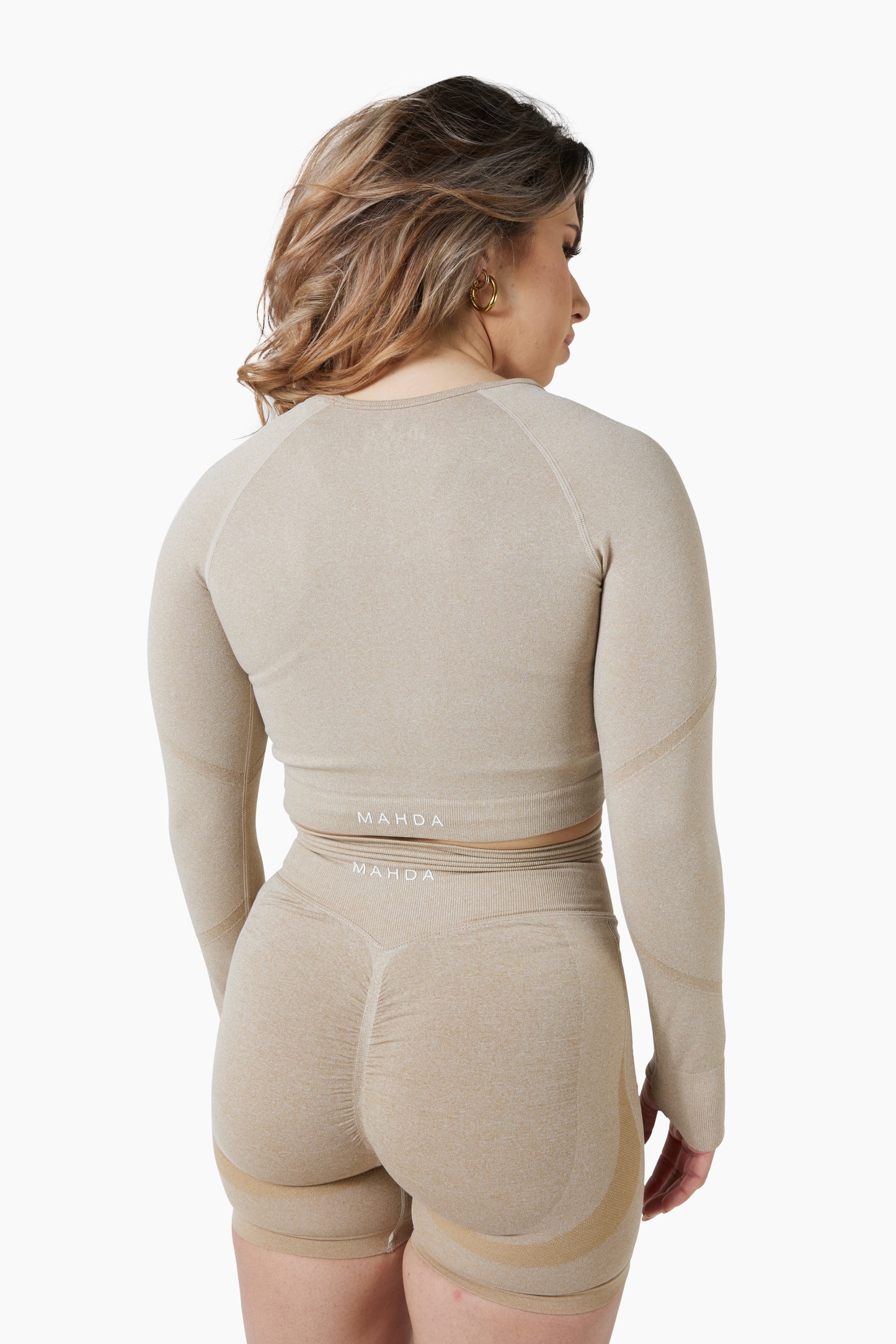 Long sleeve Seamless Khaki