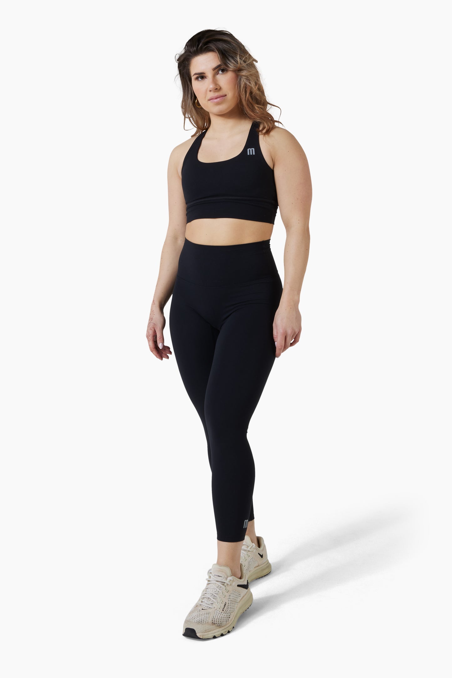 Legging seamless Black reflective