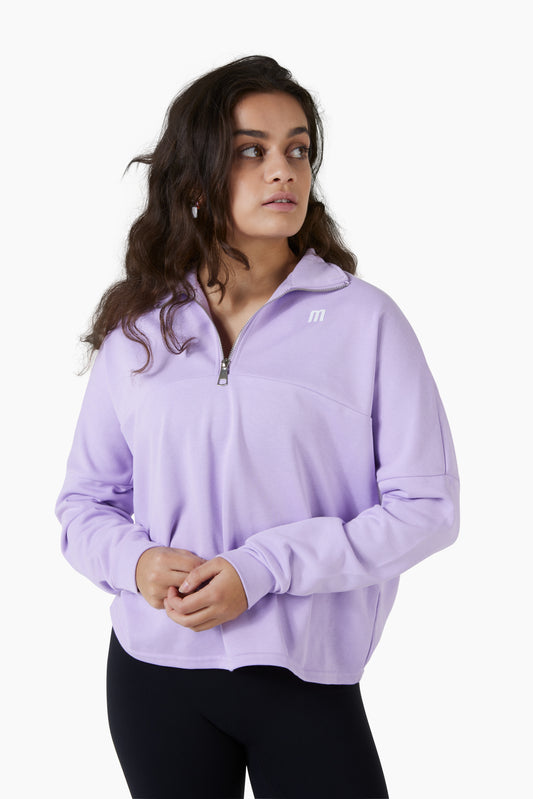 Zipper oversized pink