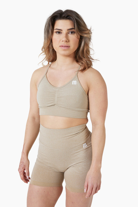 Seamless Sport Bra Khaki